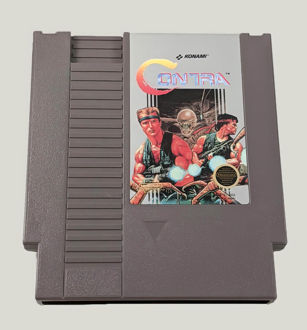 Лицензионный картридж Contra для NES